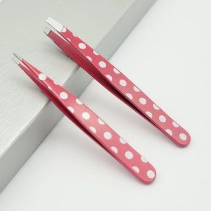 New - 2pcs Eyebrow Tweezers